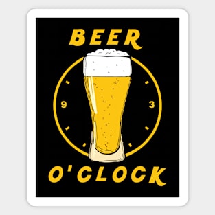 It's Beer O'clock! Magnet